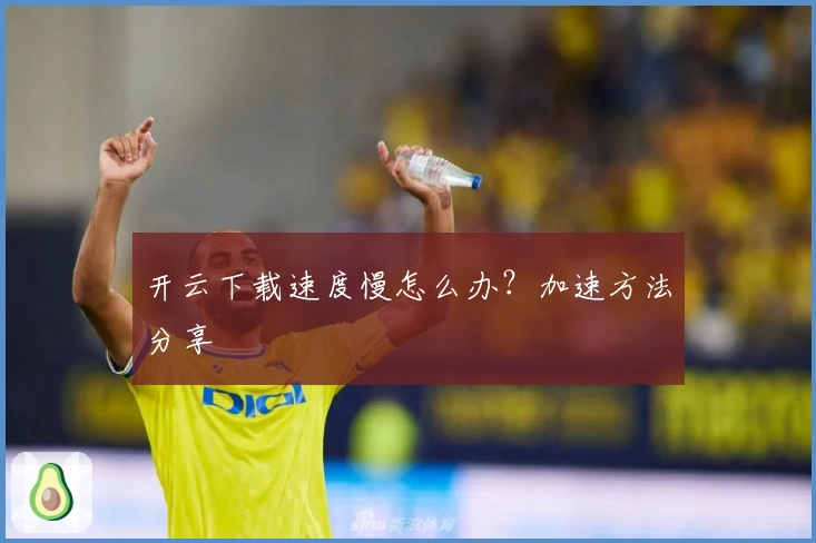 开云下载速度慢怎么办？加速方法分享